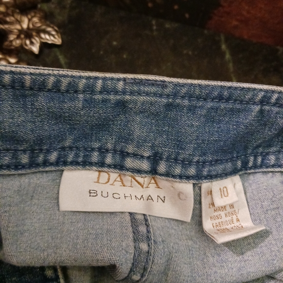 👖Dana Buchman High Rise Straight Leg 🛍High Waist&Sz 10👚KASPER Blouse.2 Gift! - Picture 5 of 8